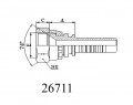 JIC FEMALE 74°CONE SEAT