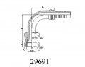 90°JIS GAS FEMALE 60° CONE SEAT