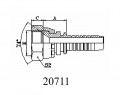 METRIC FEMALE 74°CONE SEAT