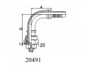 90° METRIC FEMALE 24° CONE O-RING