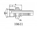 METRIC MALE DOUBLE USE FOR 60°