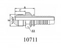 METRIC MALE 74°CONE