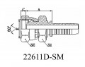 BSP FEMALE 60°CONE DOUBLE HEXAGON SM